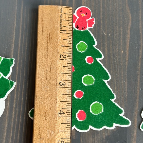 Vintage die cut snowman family 
7 pieces - Picture 8 of 9